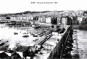 Alger - Vue prise de l'Amiraute - 1947